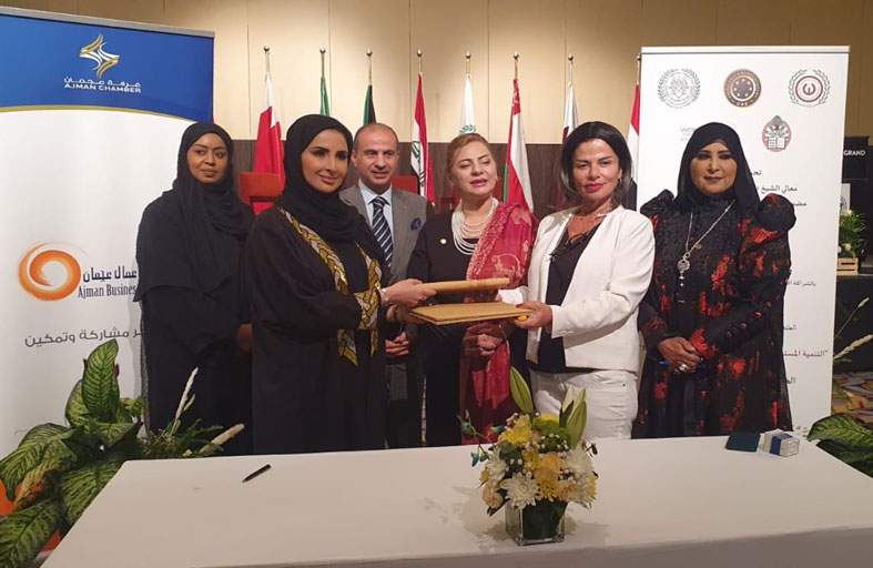 اتفاقية تعاون بين مجلس سيدات أعمال عجمان ومجلس المرأة العربية