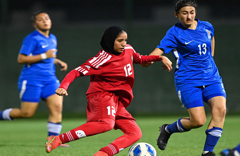 منتخب الشابات يفوز على نظيره الأذري في ختام معسكر دبي