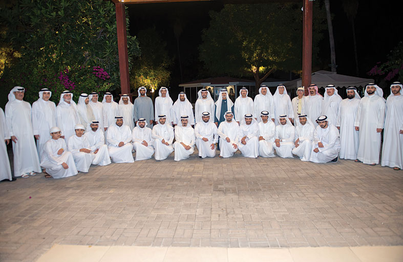 نهيان بن مبارك يزور عائلة سعيد بن أحمد لوتاه