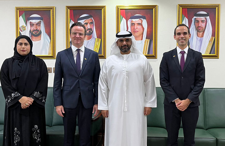 غرفة رأس الخيمة تبحث آفاق التعاون التجاري والاستثماري مع المملكة البلجيكية