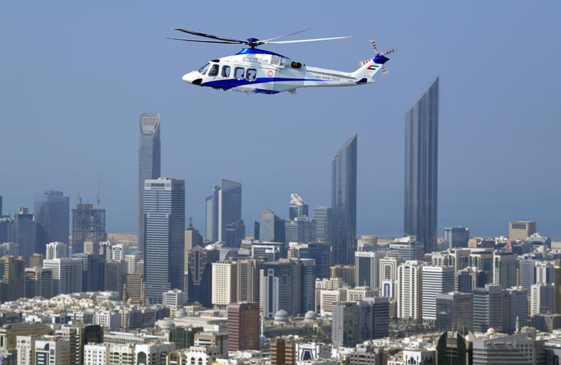 1053 طلعة جوية لطيران شرطة أبوظبي خلال 2020