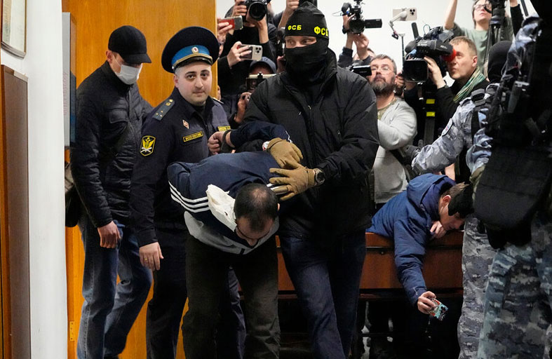 روسيا..توجيه الاتهام إلى27 شخصا في قضية هجوم كروكوس الإرهابي 