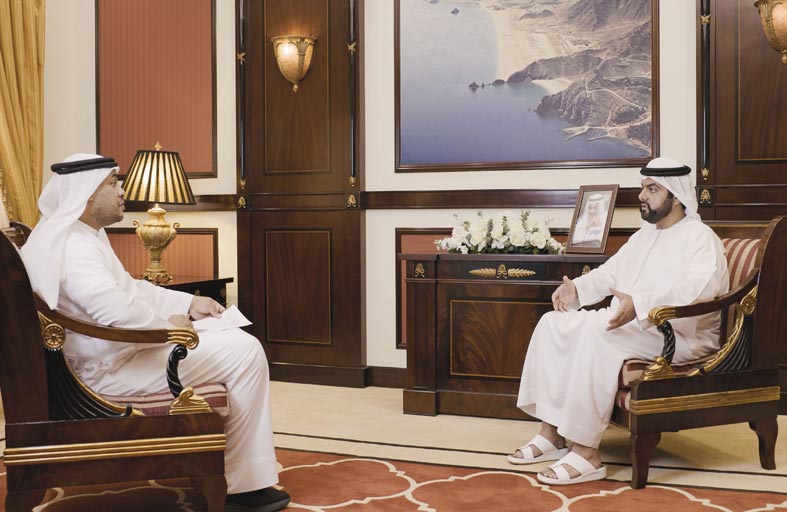 بقيادة حاكم الفجيرة نُولي اهتمامًا كبيرا بمبدأ خلق الفرص واستثمارها لاستشراف مستقبلٍ أكثر نموًّا وازدهارًا