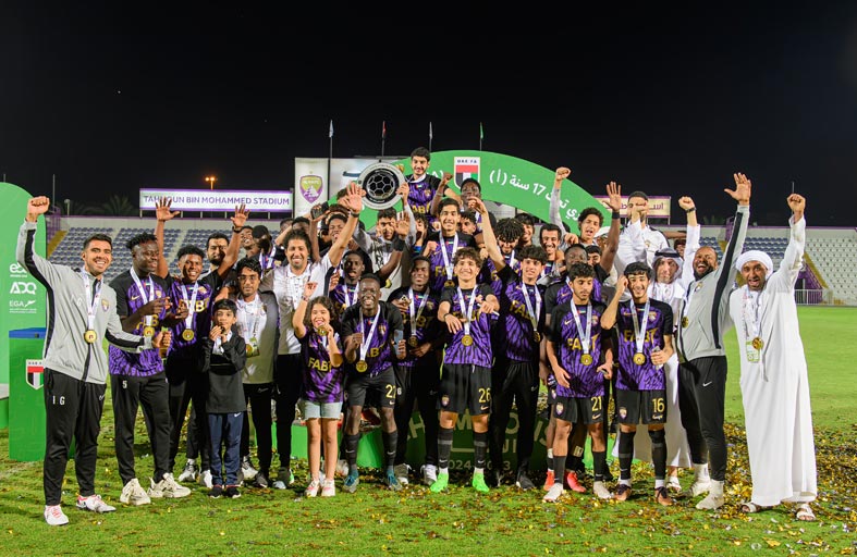 العين بطلًا لدوري الناشئين تحت 17 سنة (أ)