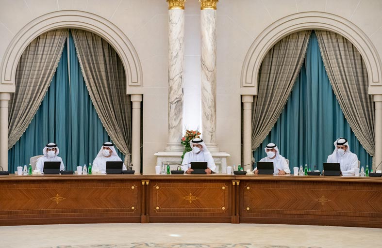 ولي عهد الشارقة يترأس اجتماع المجلس التنفيذي