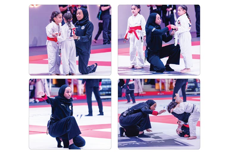 بنات الإمارات .. من التألق على البساط إلى التميز في إدارة النزالات في بطولة أبوظبي العالمية لمحترفي الجوجيتسو