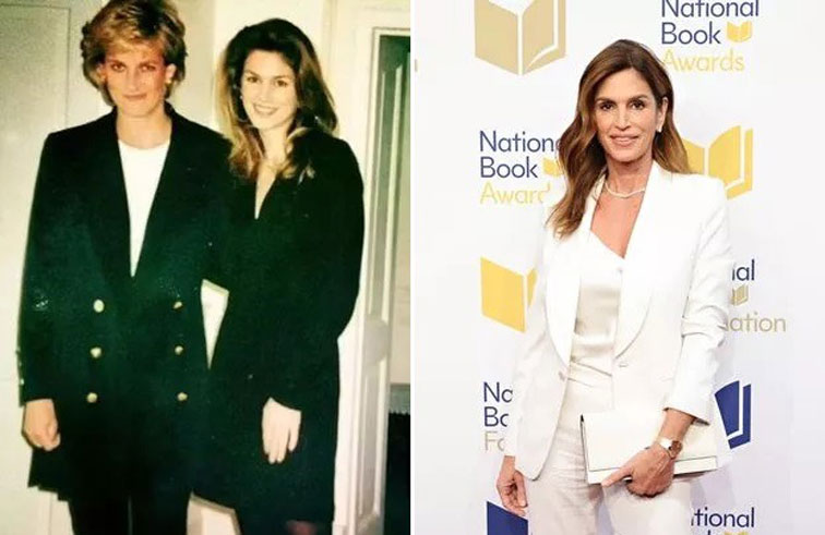 سيندي كروفورد تكشف كواليس لقائها مع الأميرة ديانا