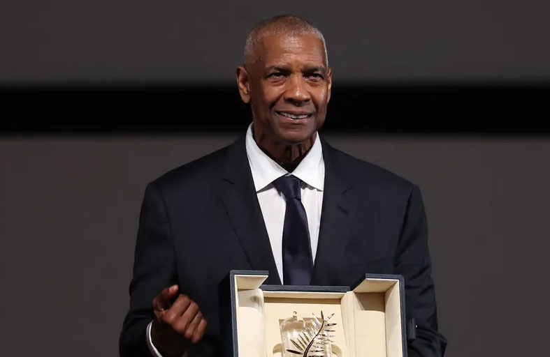 دينزل واشنطن يفوز بجائز السعفة الذهبية الفخرية في كان