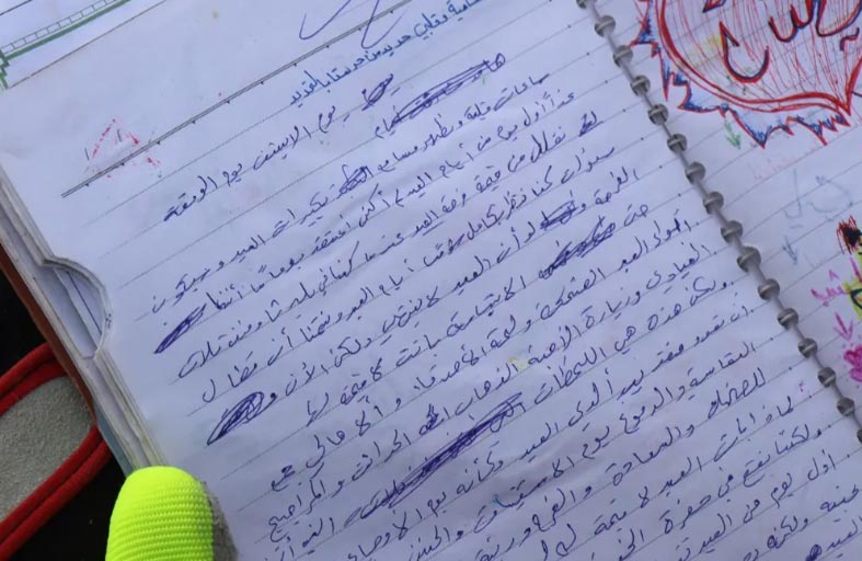 مذكرات طفلة تخرج من تحت الأنقاض لتروي حكاية حزينة