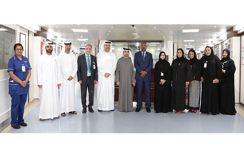 وفد وزارة الدولة لشؤون المجلس الوطني يزور مرضى سرطان الأطفال في مستشفى دبي