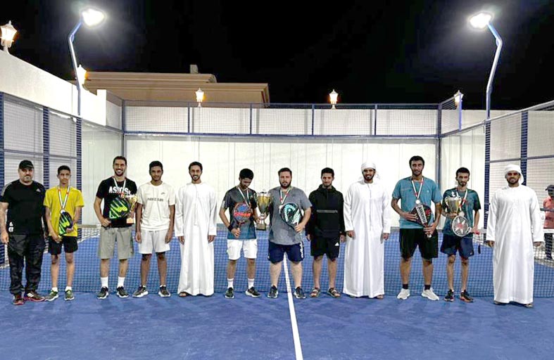 ختام بطولة سعيد بن حم الرمضانية للبادل تنس في دورتها الأولى