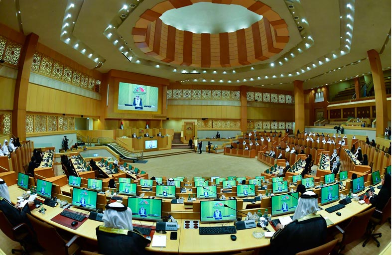 الوطني الاتحادي يؤكد ثقته الكبيرة في محمد بن زايد قائدا للدولة وحاميا للاتحاد ومكتسباته