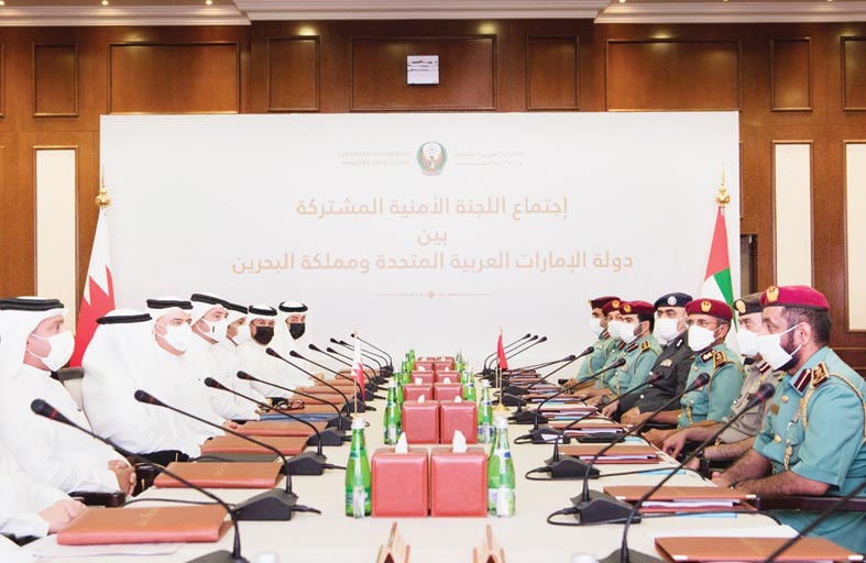 اللجنة الأمنية المشتركة بين الإمارات والبحرين تجتمع في أبوظبي