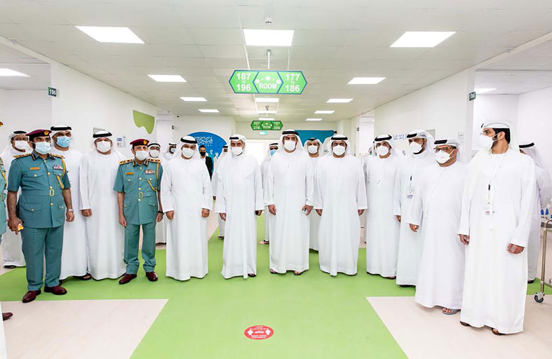 حمد الشرقي يفتتح مستشفى محمد بن زايد التخصصي في الفجيرة