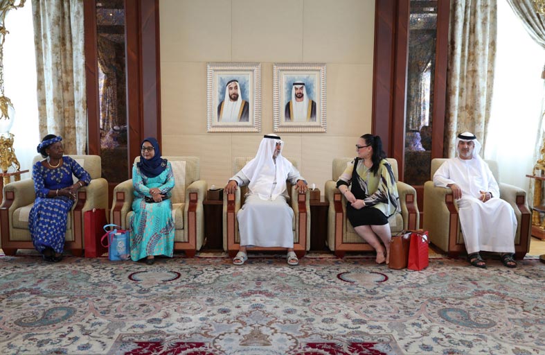 نهيان بن مبارك يبحث مع سفراء مالطا و المالديف والكونغو الديمقراطية تعزيز علاقات التعاون