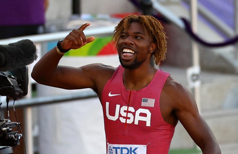 لايلس يحصد ذهبية 200 متر رجال في بطولة العالم للقوى 