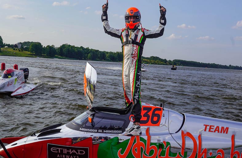 المنصوري يمنح زوارق أبوظبي لقب الجولة الثانية في بطولة العالم لفورمولا2- والشارقة في المركز الثاني