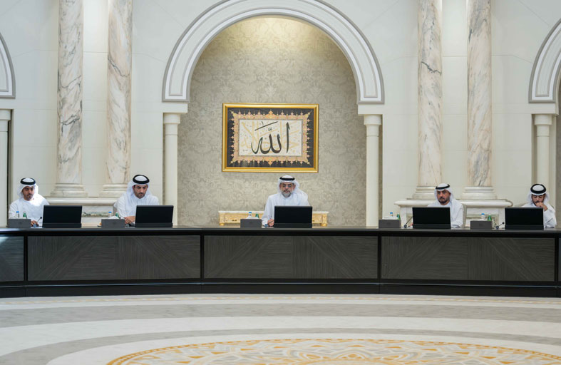 ولي عهد الشارقة يترأس اجتماع المجلس التنفيذي