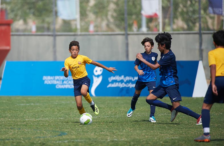 850 لاعبا في بطولة مجلس دبي الرياضي لأكاديميات كرة القدم نوفمبر الجاري 