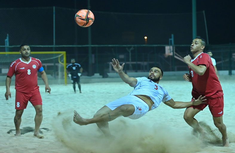 منتخبنا للكرة الشاطئية يخسر وديته الثانية أمام منتخب لبنان