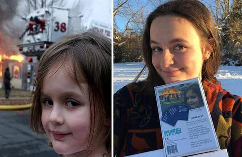 الفتاة الكارثة تحصد نصف مليون دولار من صورتها الاستثنائية