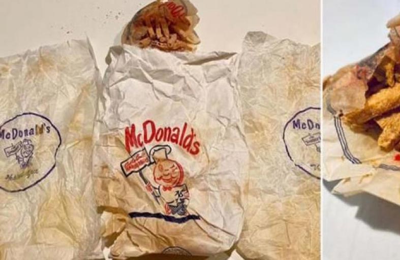 العثور على بطاطا مقلية عمرها 63 عاما