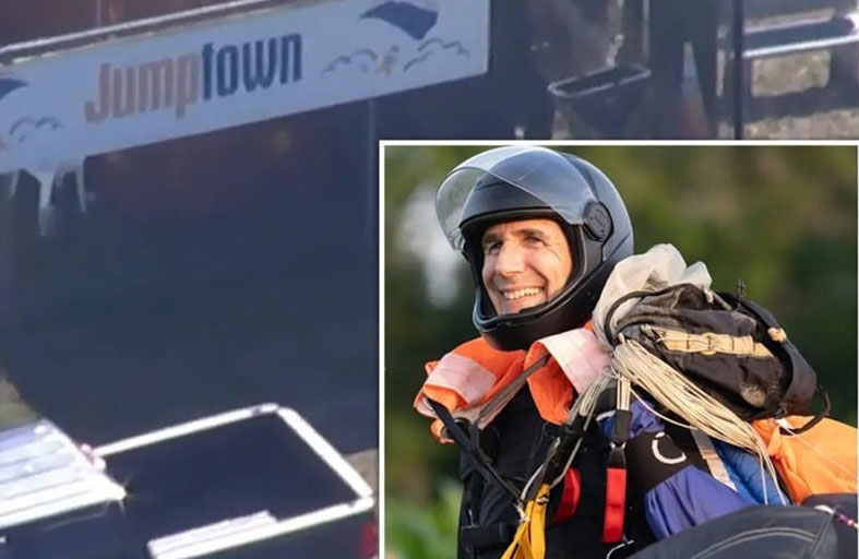 مظلي يفقد حياته بعد اصطدام بزميله 