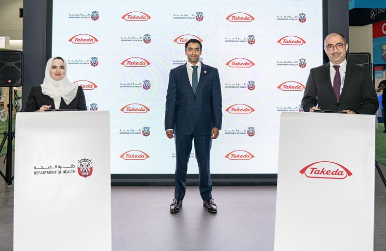 دائرة الصحة - أبوظبي و«تاكيدا» تعقدان شراكة استراتيجية لتعزيز الأبحاث في الأمراض النادرة وعلم الأورام