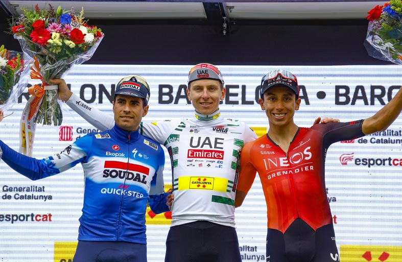 «الإمارات للدراجات» بطلا لـ «طواف كاتالونيا» بعد فوز بوجاتشار بالمرحلة السابعة