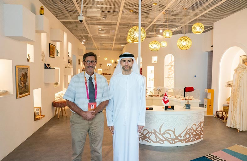 محمد بن هادي الحسيني يزور الجناح التونسي في إكسبو 2020 دبي