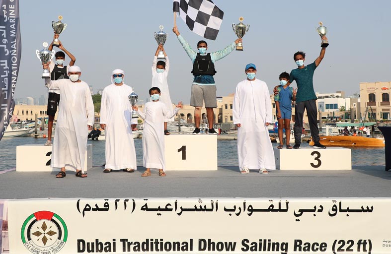  «داحس 18» بطل الشباب في الشراعية 22 قدما