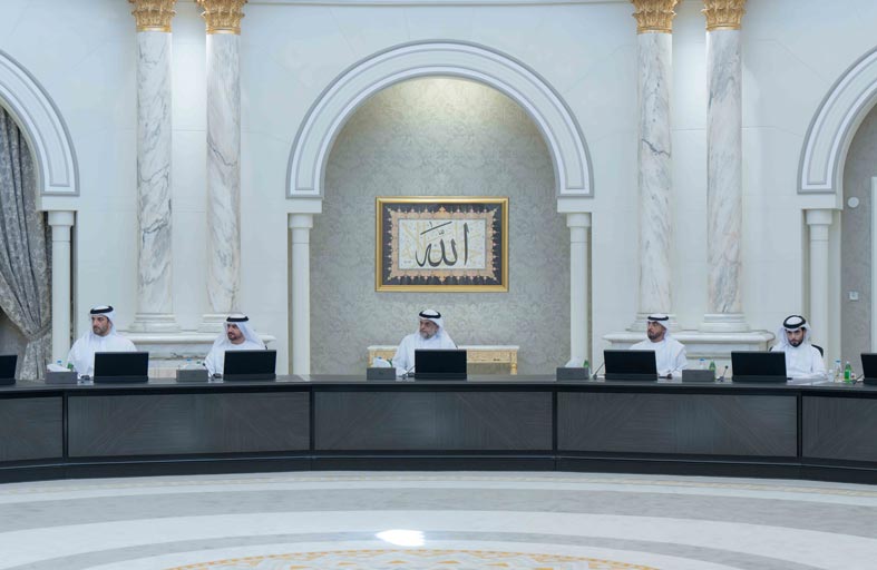 ولي عهد الشارقة يترأس اجتماع المجلس التنفيذي