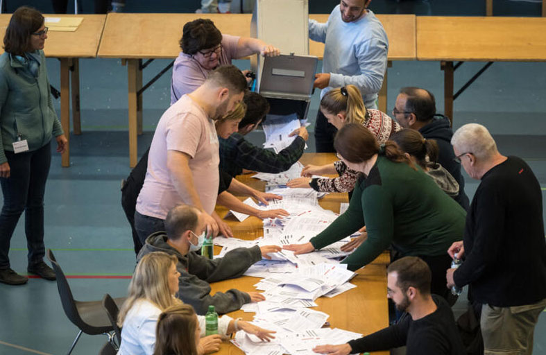   توقع فوز اليمين المناهض للهجرة والاتحاد الأوروبي في سويسرا 