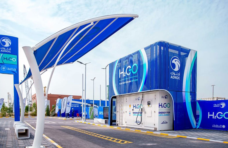«أدنوك» تفتتح أول محطة تجريبية فائقة السرعة في المنطقة للتزود بوقود الهيدروجين الأخضر