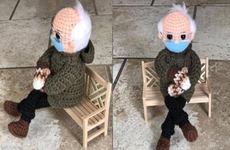 سعر خيالي لدمية بيرني ساندرز