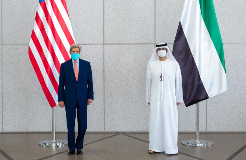 جون كيري يزور الإمارات ضمن جولته في الشرق الأوسط لرفع سقف الطموح في العمل المناخي