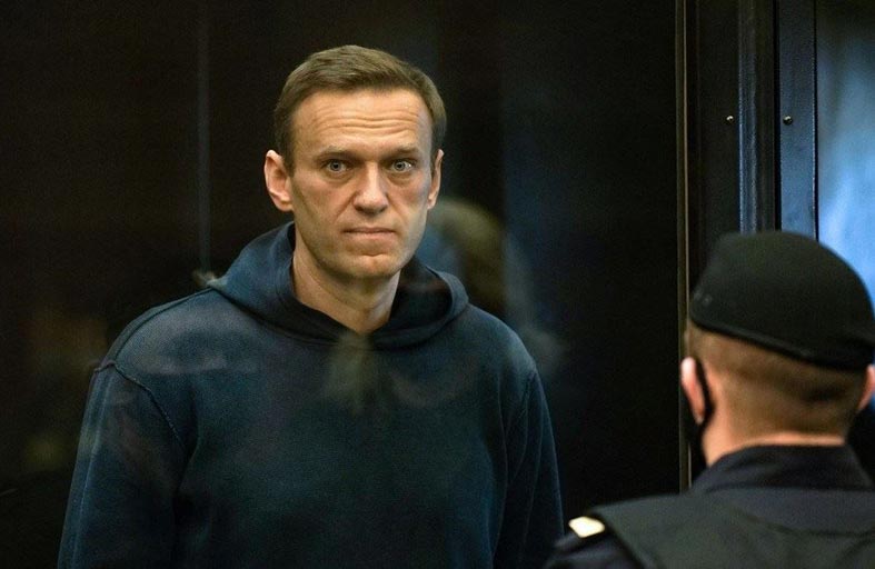 بدء جلسة محاكمة نافالني بتهم جديدة