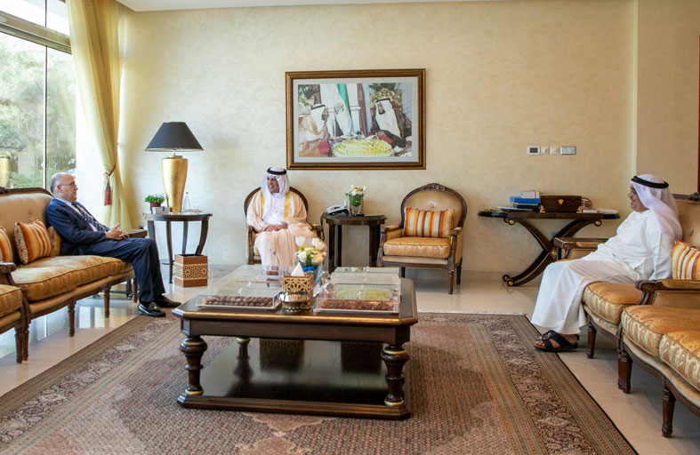 حاكم رأس الخيمة يستقبل سفير كوستاريكا