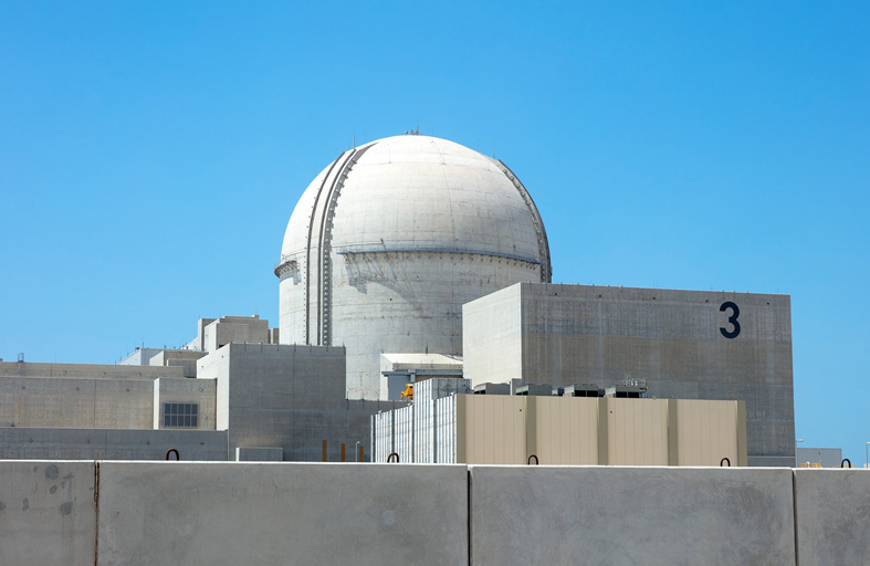 الإمارات للطاقة النووية تعلن اكتمال الأعمال الإنشائية للمحطة الثالثة في براكة