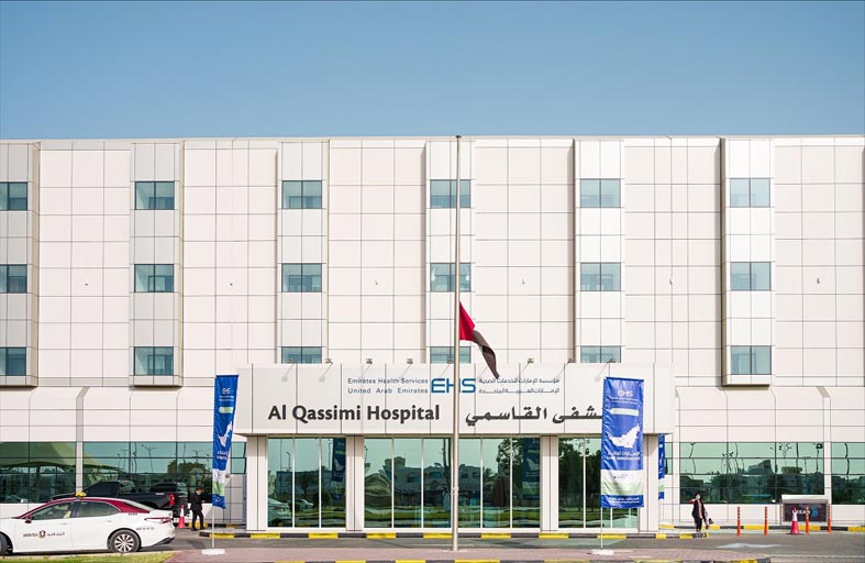 مستشفى القاسمي بالشارقة ينسق للتبرع بأعضاء إماراتية متوفية دماغياً 