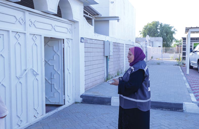 دائرة شؤون الضواحي والقرى تواصل مبادراتها  الماعون 