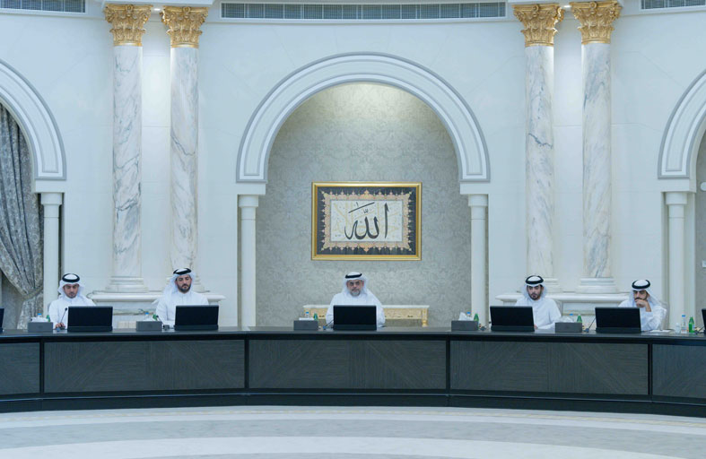ولي عهد الشارقة يترأس اجتماع المجلس التنفيذي