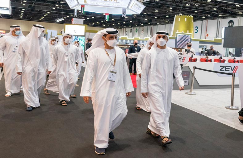 خالد بن محمد بن زايد يزور الدورة الثامنة عشرة لمعرض أبوظبي الدولي للصيد والفروسية 