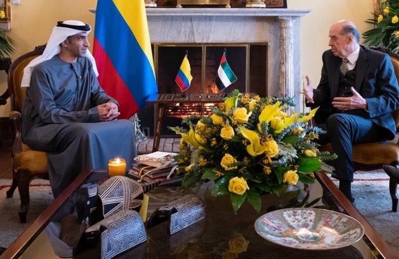 ثاني الزيودي يحضر حفل تنصيب رئيس كولومبيا الجديد