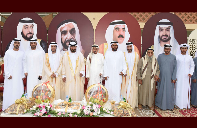 حاكم عجمان يحضر أفراح الغفلي والشامسي