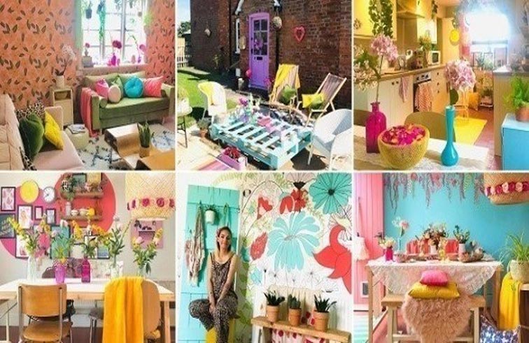 تجدد منزلها من الأشياء المستعملة