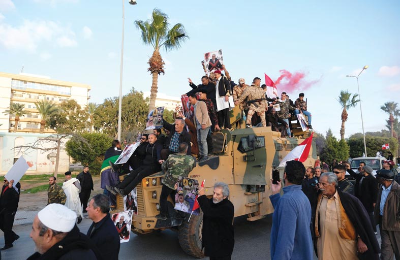 تظاهرات ضد المرتزقة وصراع بين ميليشيات طرابلس