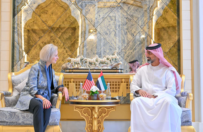 عمار بن حميد يستقبل سفيرة الولايات المتحدة الأمريكية