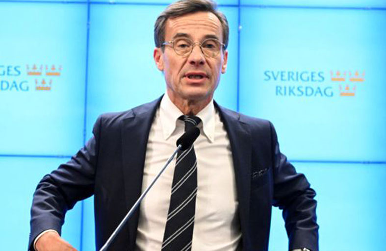 رئيس الوزراء السويدي يزور أنقرة 