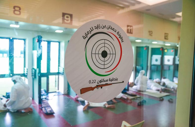 57 متسابقة في تمهيدي بطولة حمدان بن زايد لرماية السيدات بالظفرة